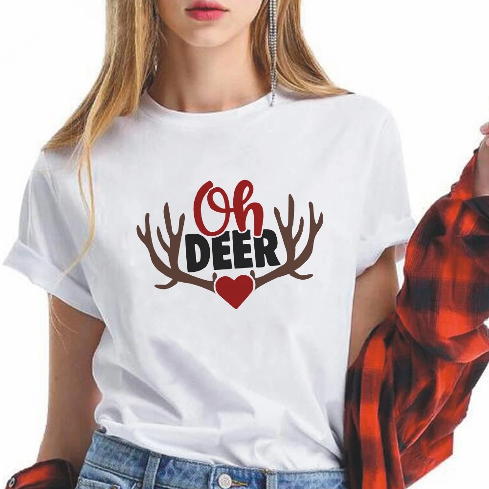 

Christmas Snowman T shirt cute cartoon Christmas Snowman elk versatile T-shirt BN63