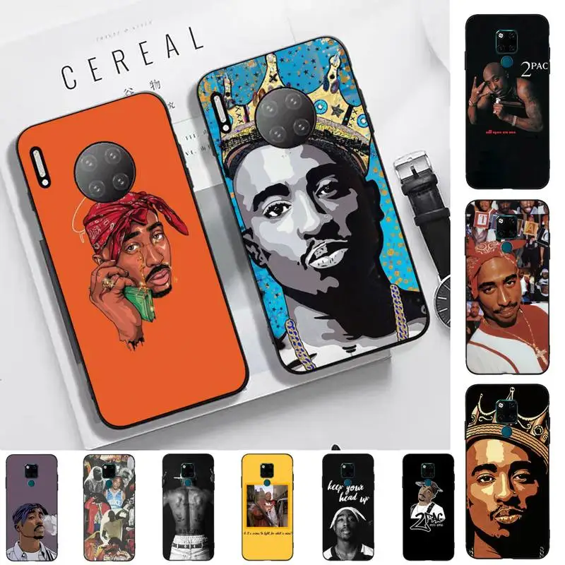 

Rapper 2pac singer Tupac Phone Case for Huawei Mate 20 10 9 40 30 lite pro X Nova 2 3i 7se