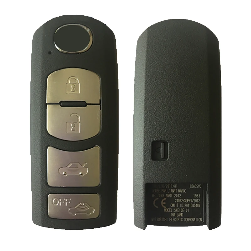 

CN026017 FCCID SKE13E-01/SKE13E-02 for Mazda Smart Key for Mitsubishi System with Aftermarket 4 Button With 434MHz