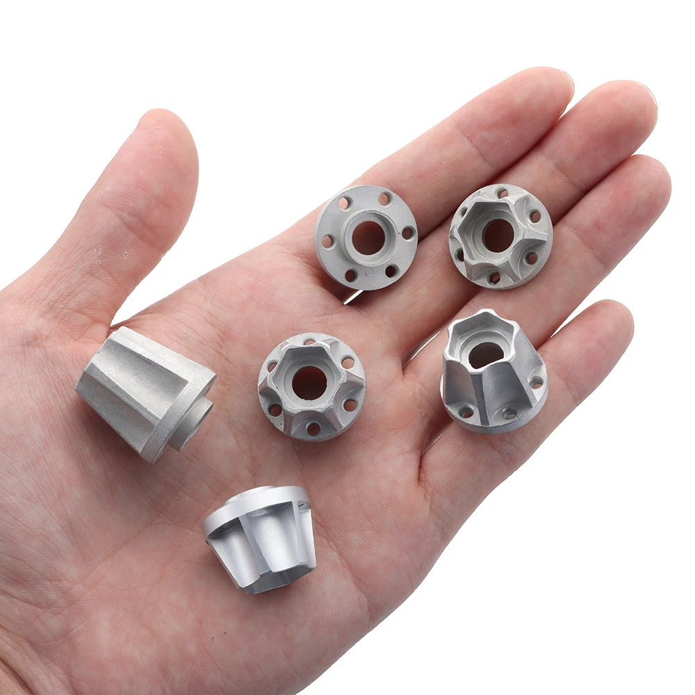 1PCS Aluminum Alloy 12mm Wheel Hex Hub for 1/10 RC Crawler 1.9 2.2 Rim Axial SCX10 Traxxas TRX4 D90 Remote Control Parts | Игрушки и