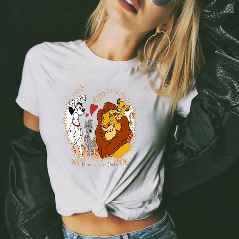 

New Disney Lilo Stitch Graphic Cartoon Anime Women's T-shirt Casual Loose O-neck Tshirt Summer Fashion Women Short Sleeve