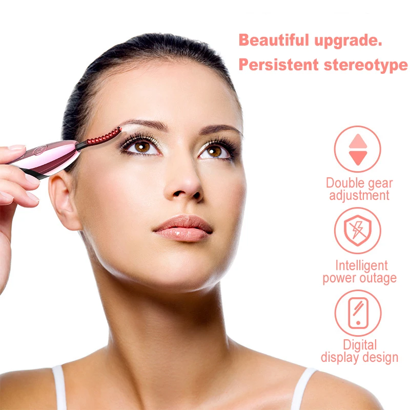 

Кисть для нагревания ресниц, ЖК-дисплей, Перманентная Завивка дюйма, зарядка от USB