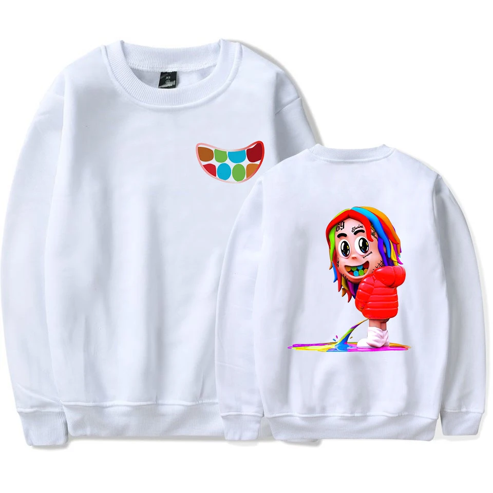 Новый Рэппер Tekashi69 6ix9ine Tekashi 69 женские/мужские толстовки Harajuku Повседневный