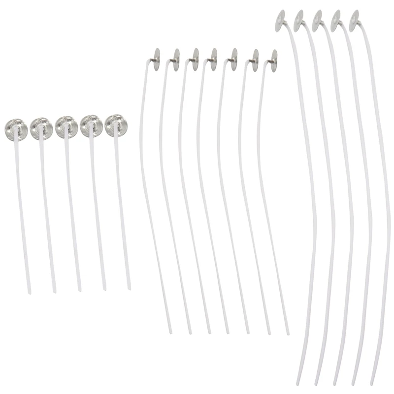 

300Pcs Low Smoke Natural Candle Wick With Wax Pre-Wax Wick, Candle Making Kit For Candle Making And Candle DIY Christmas Gifts