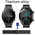 Ремешок для часов Samsung Gear Sport S3 Frontier, из титанового сплава 22 мм, Amazfit GTR, браслет для Huawei Watch GT2 46 мм