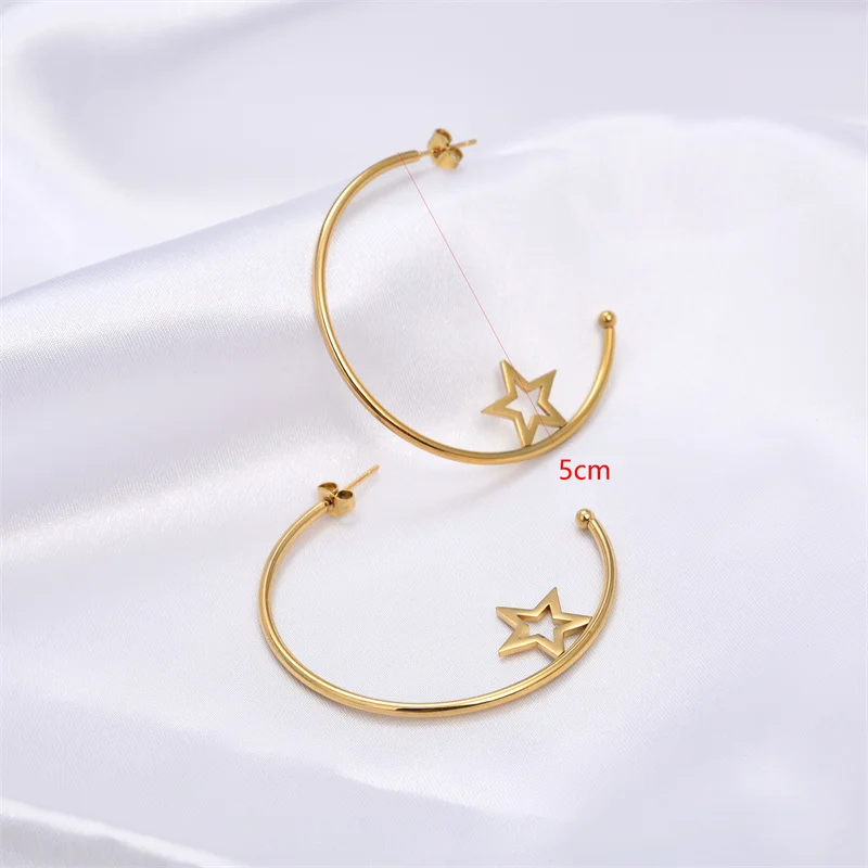 Женские серьги-бабочки FYSARA классические корейские висячие серьги в форме звезд и