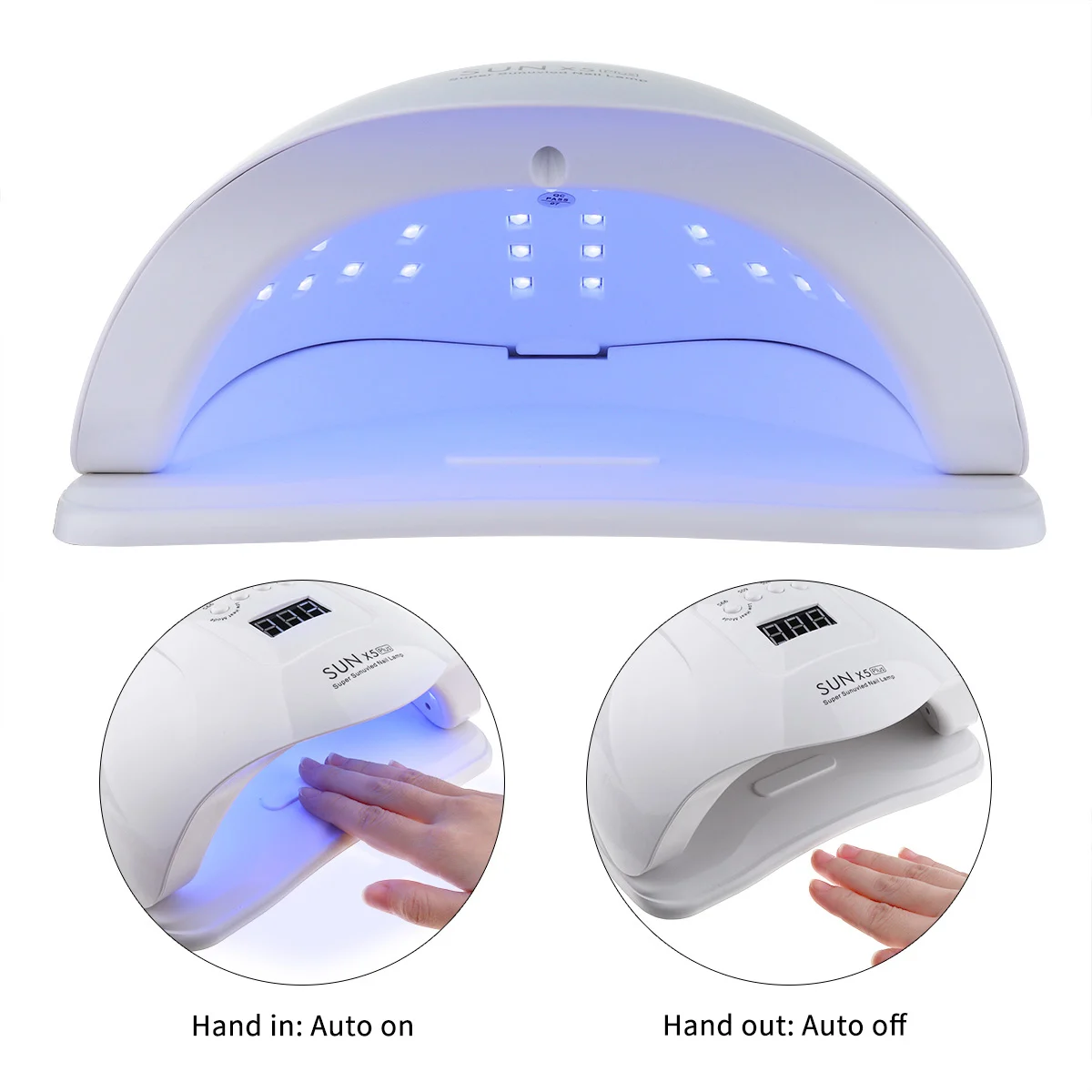 Светодиодный УФ светильник для дизайна ногтей быстрая отверждения 80 Вт 36 шт.