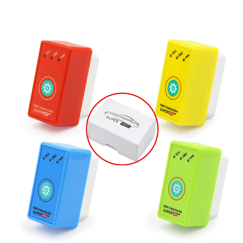 Plug & Drive Super OBD2 чип тюнинг коробка для дизельных автомобилей 2в1 Авто сканер