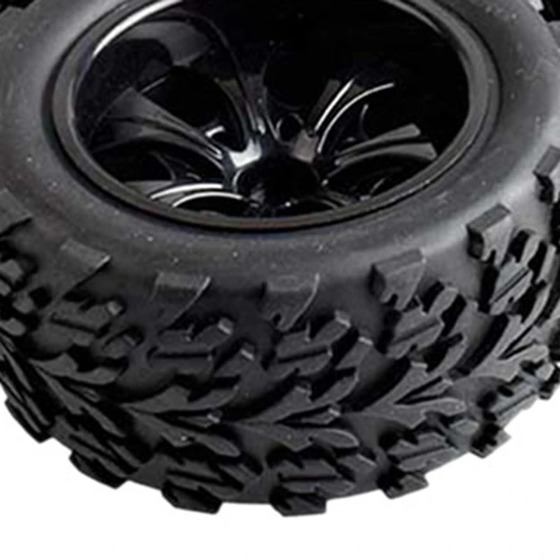 

4Pcs/Set for HSP 1/10 Monster Truck Tire Bigfoot Tire Diameter 115mm Hexagon Combined for HSP 94111 94108 94188