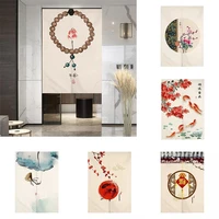 room decoration household cloth kitchen curtain toilet wind hanging curtain partition door curtain