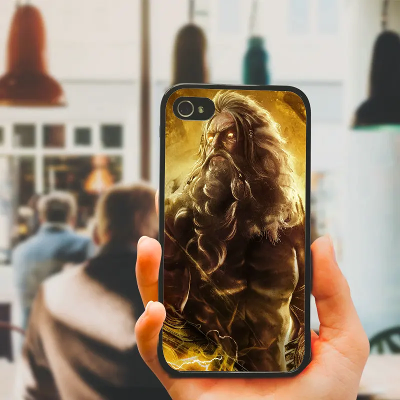 Cell Phone Cases Hard Plastic Cover Protect for iphone 8 7 6 6S Plus X XR XS 11 Pro Max 5S 5 SE 4 4S Case God of War Kratos Art | Мобильные