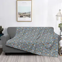 The Golden Retriever Blanket Dog Puppy Pattern Plush Warm Soft Flannel Fleece Throw Blankets For Bedding Bed Quilt Office Art