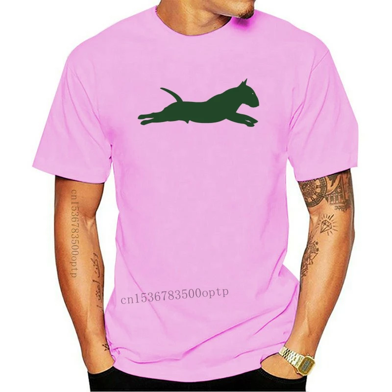 

Новая мужская футболка Bull Terrier jump, индивидуальная футболка, удобная летняя Оригинальная футболка