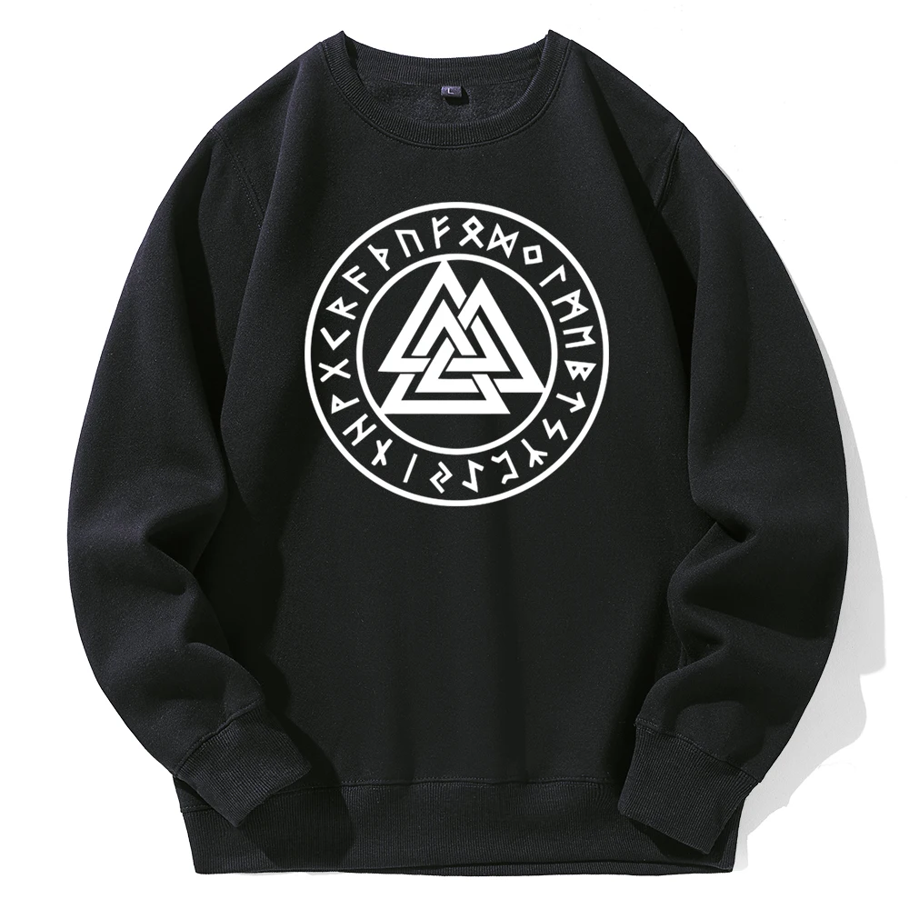 

Norse Mythology Viking Legend Printing Hooded Thick Fashion Sportwear Warm Comfortable Men'S Hoodies Oversized Soft Mens Hoody