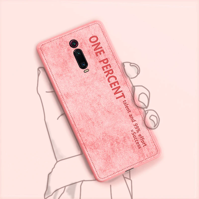 Роскошный ударопрочный тканевый чехол для телефона ADKO Redmi K20 Pro мягкие