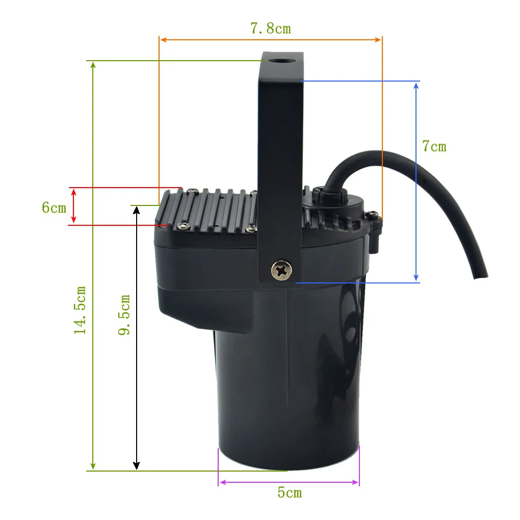 5 Вт светодиодный RGB Pinspot для ди Джея свет сцены парти вечерние эффект задняя