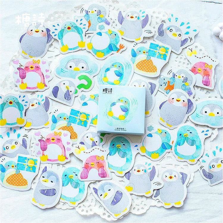 Горячая Распродажа Детские Пингвин трафарет наслоения Трафареты Стикеры