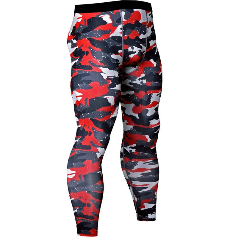 Новинка 2019 мужские Компрессионные Леггинсы для тренажерного зала фитнеса