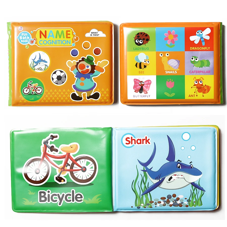 Детские Игрушки для ванны Мягкие Водонепроницаемые книги обучающие и