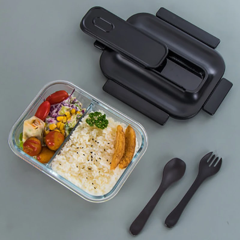 ONEUP Новый многосетчатый высокий боросиликатный стеклянный Ланч бокс портативная