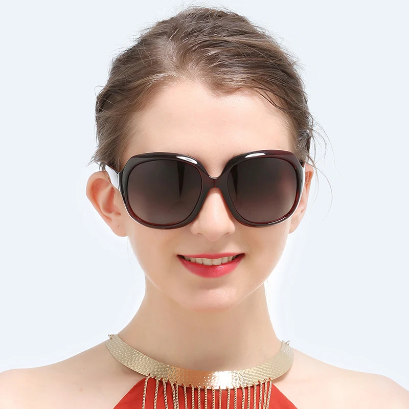 

Women's Sunglasses Fashion Wholesale Polarized Sunglasses Elegant Large Frame Outdoor Travel Driving Sunglasses UV400