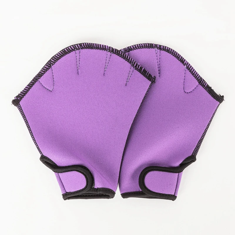 

NEW-Webbed Swimming Gloves Duck Web Paddling Diving Gloves Equipment