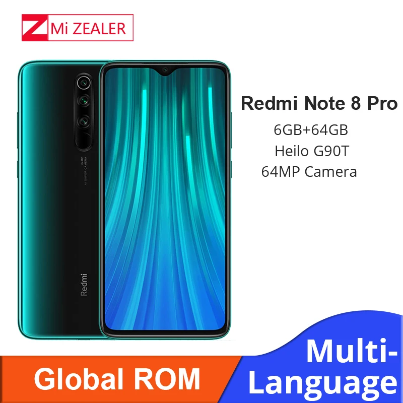 Имеются на складе! Новый Смартфон Xiaomi Redmi Note 8 Pro с глобальной прошивкой 6 ГБ ОЗУ 64