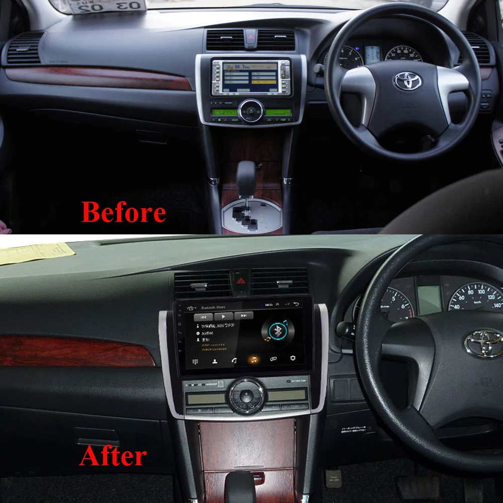 2 DIN автомобильное радио для Toyota Allion 2007 2015 Android головное устройство 9 дюймов HD