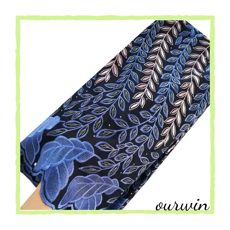 

Magenta cotton lace fabric 5 yards african lace embroidery fabric with stones swiss voile lace fabric for wedding party dresses