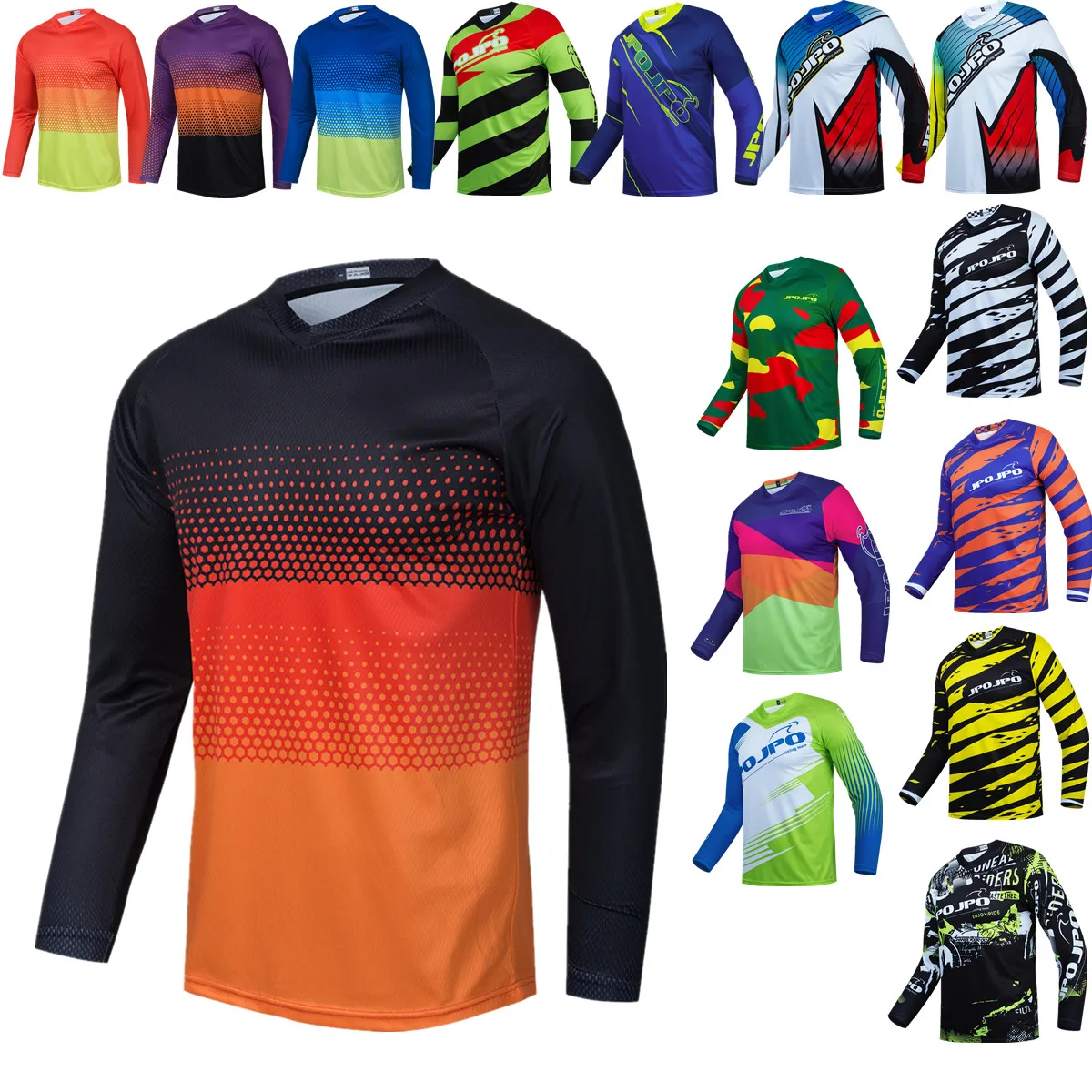 Camisa de Ciclismo dos Homens Roupas ao ar Equitação da Bicicleta Equipe Ciclismo Livre Mtb Mangas Compridas Downhill Jaquetas 2022 Jpo