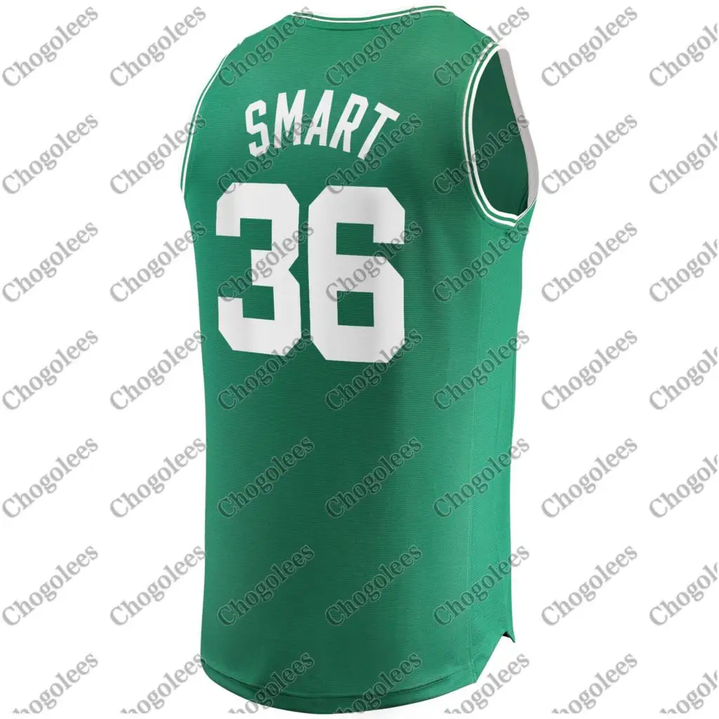 

Men Basketball Jersey Marcus Smart Boston Branded 202021 Fast Break Jersey Icon Edition Kelly Green