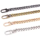 20 см 40 см Сумочка с металлической цепочкой ремешок ручка Плечо Сумка Через Плечо сменная Сумочка 1 шт