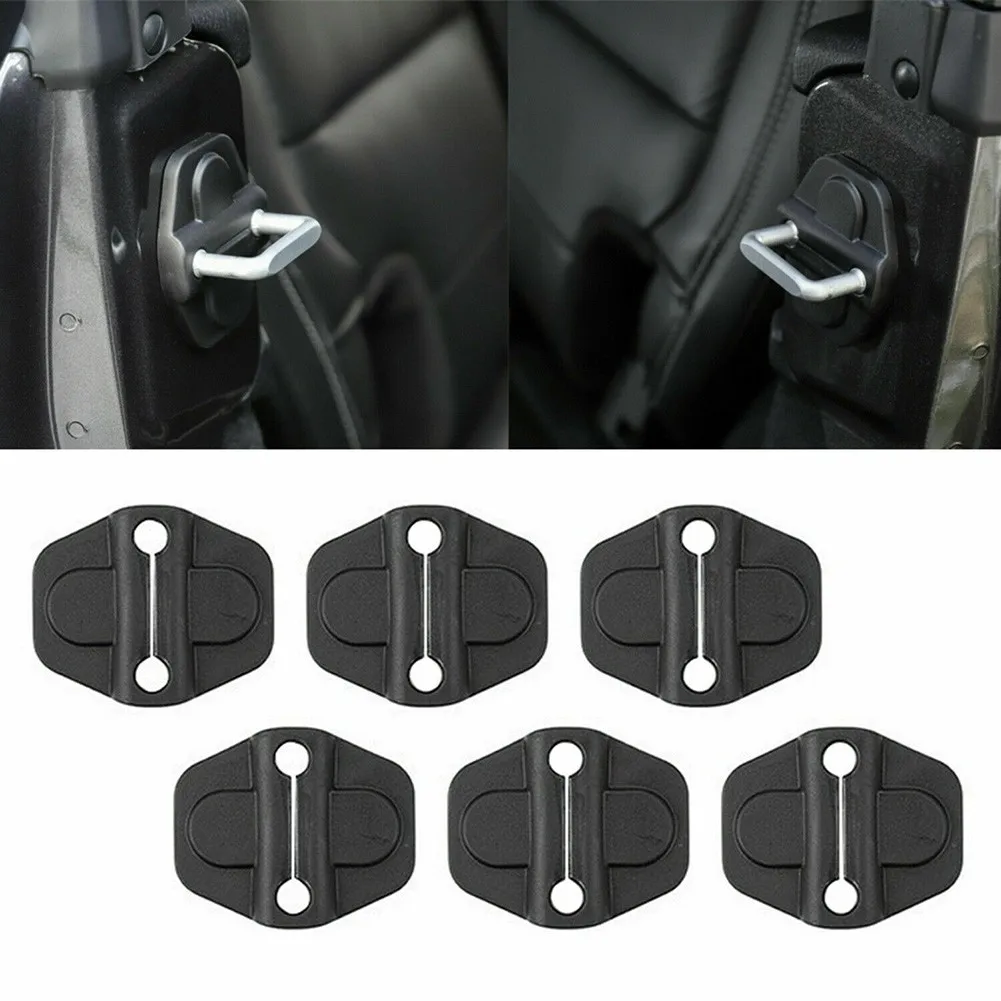 

Upgrade Your For Jeep Wrangler’s Security and Style with Our Door Lock Cover Screw Protector Trim and Lock Decoration Cover Set