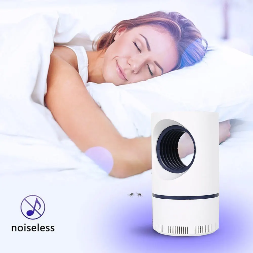 Светодиодная УФ-лампа-ловушка для комаров ночсветильник ловушка насекомых Жуков