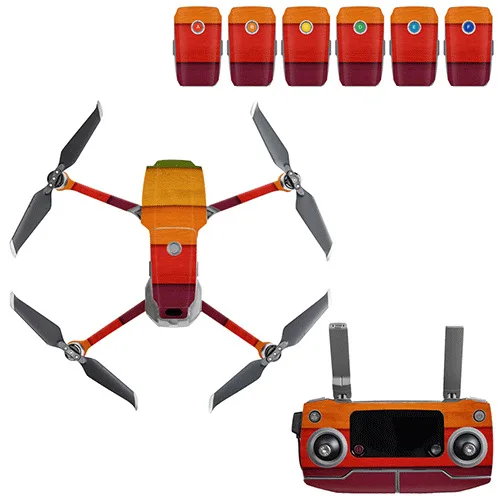 Граффити наклейка Skins Комплект для DJI Mavic 2 Drone Body sticker пустынный камуфляж наклейки аксессуары для кожи Mavic 2 PRO/Zoom
