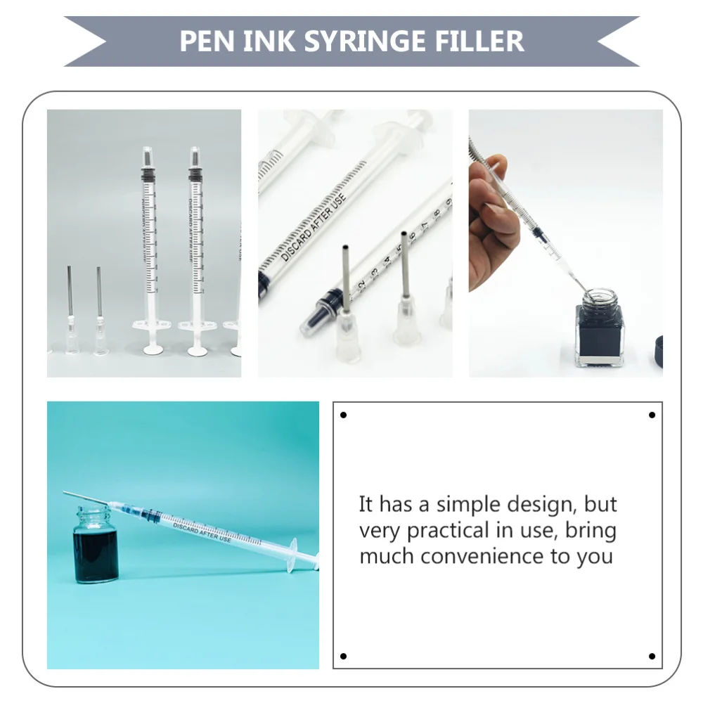 

Ink Device Fountain Pen Ink Fill Assistant Ink Spring Converter (Transparent)