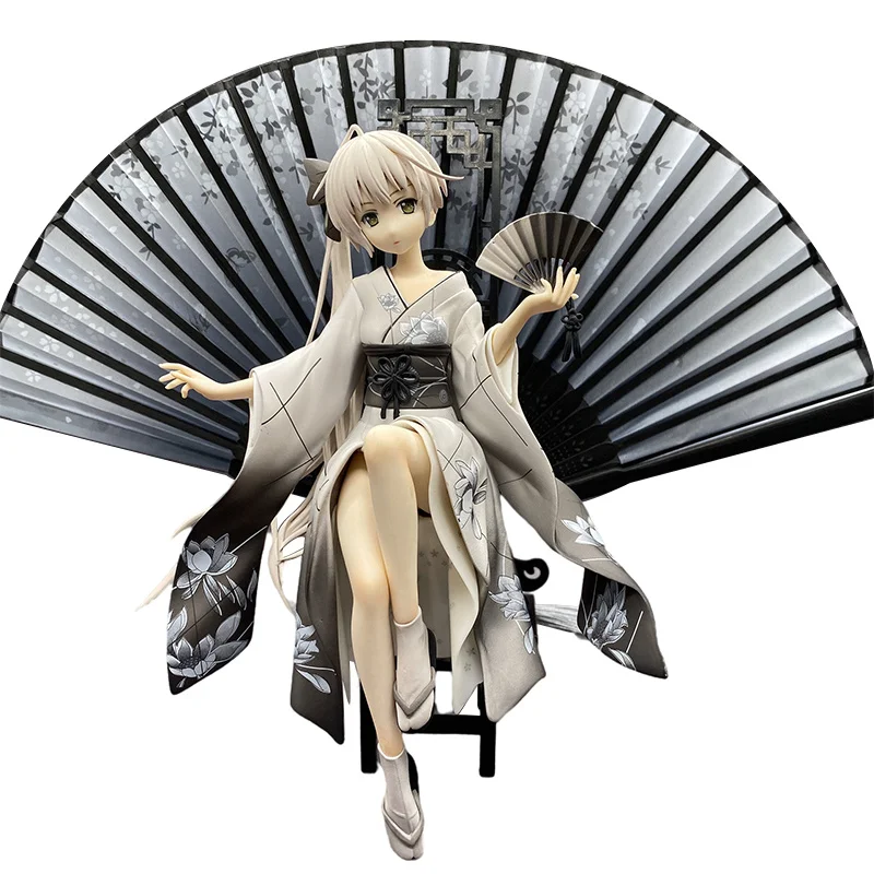 

Anime Kasugano Sora Sexy Action Figure GK 28CM PVC Cheongsam Fan Statue Collectible Exquisite Figma Toys For Children Birthday