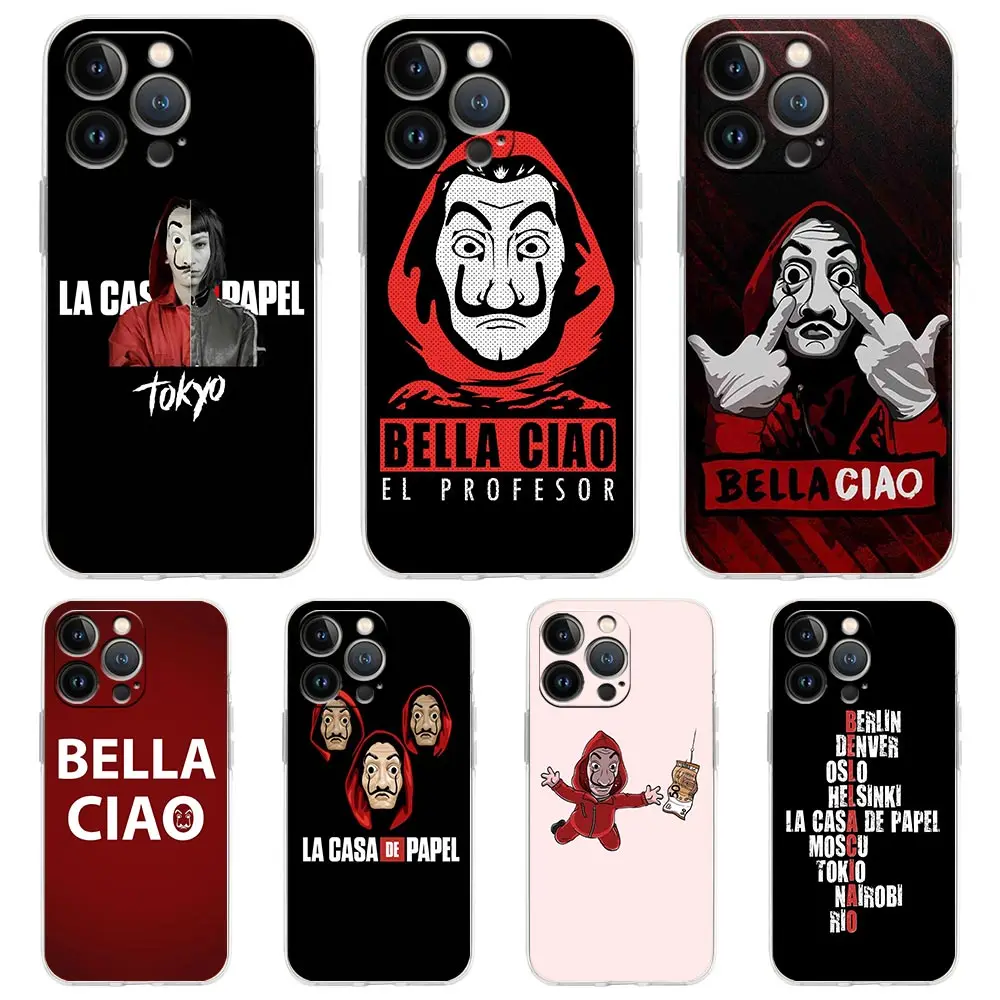 Чехол для телефона Apple iPhone 12 11 13 Pro Max X XR XS MAX 6 6s 7 8 Plus SE 2020 чехол с надписью la casa de papel