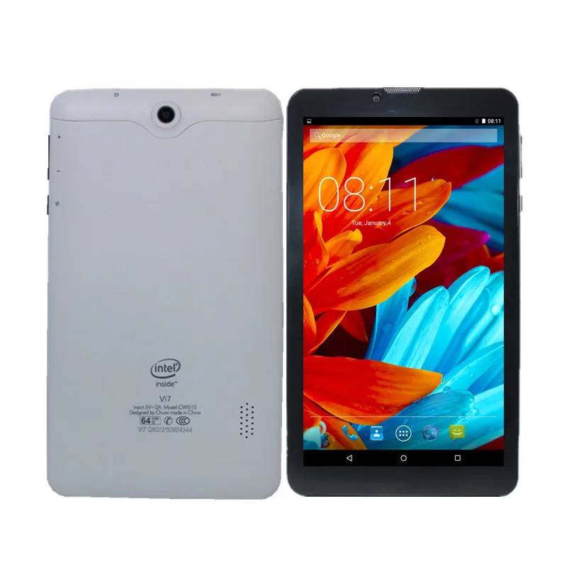 Подарок планшет 7 0 дюймов Vi7 Andriod 5.1.1 телефонный звонок 3g 1 ГБ DDR3 + 8 Гб Вспышка с