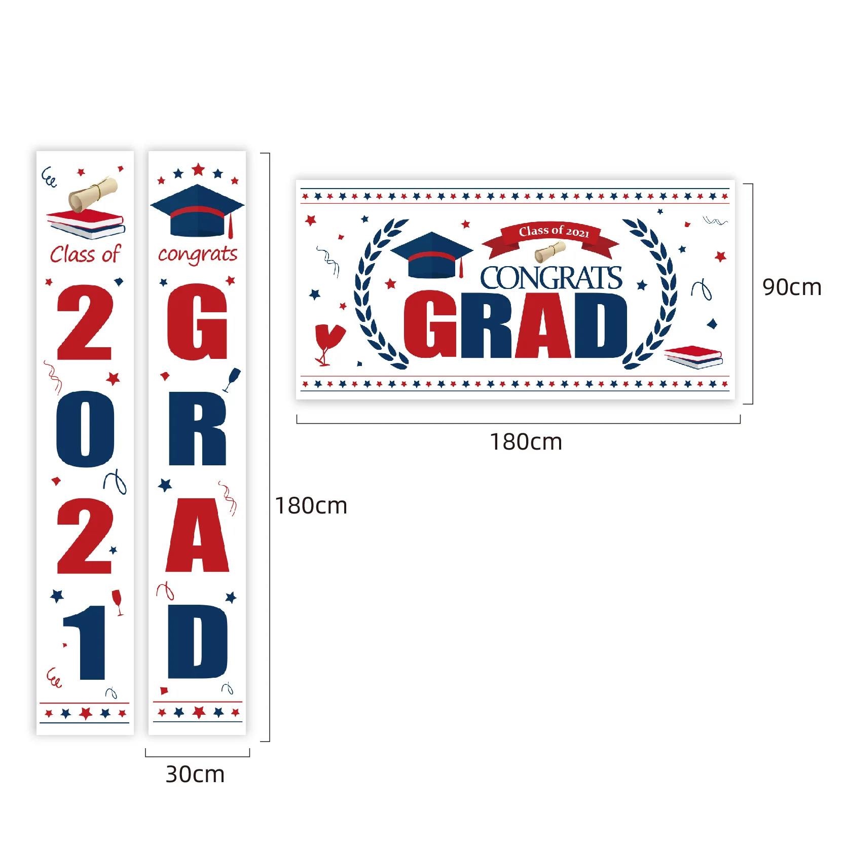 

Graduation Party Decoration 2021 Backdrop Paper Garland Banner Classmate Reunion Party Decor Photo Studio Backdrop Decor Supplie