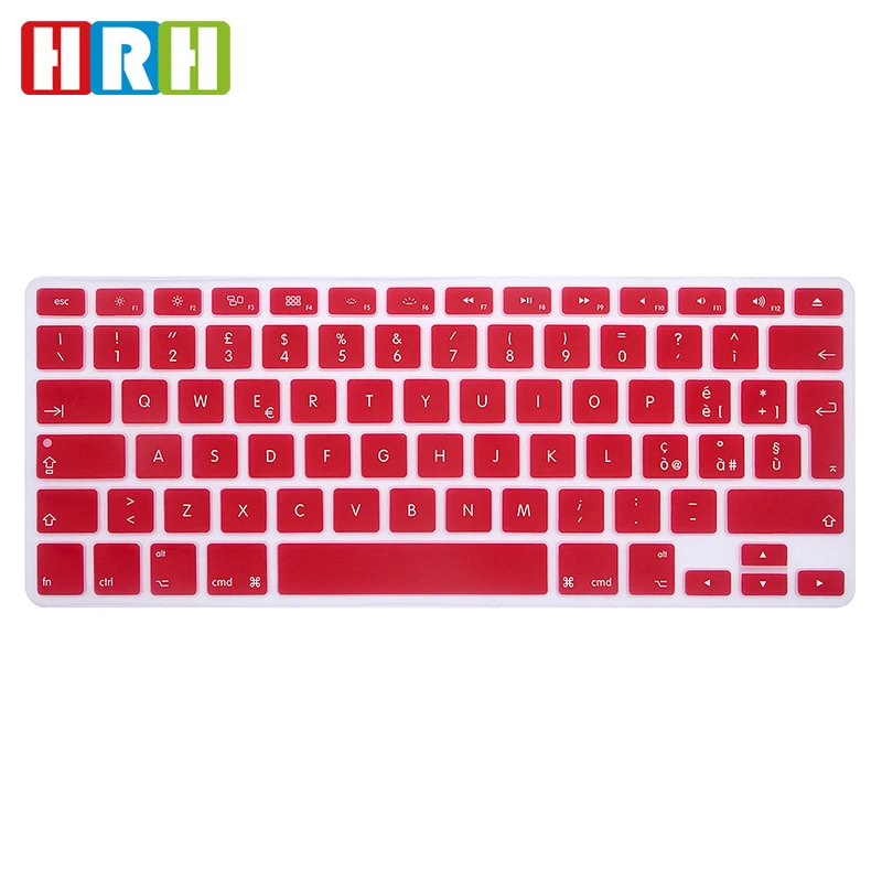 Чехол HRH силиконовый для MacBook Air Pro с Retina 13 15 17 дюймов|keyboard skin cover|keyboard cover protectorfor macbook