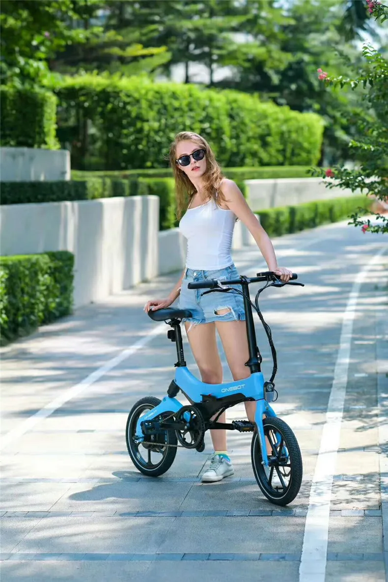 16 дюймов складной электрический велосипед легкий сплав ebike 36V250W рама подвеска Скрытая литиевая батарея мини умный велосипед