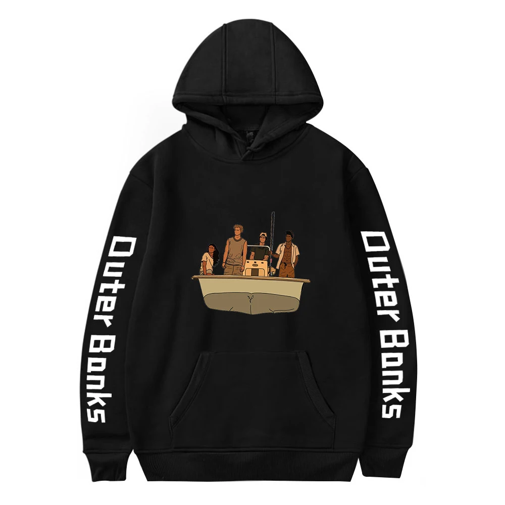 

2021 New Outer Banks Sleeve Print Men's Hoodie Sweatshirt Print Hoodswop Merch