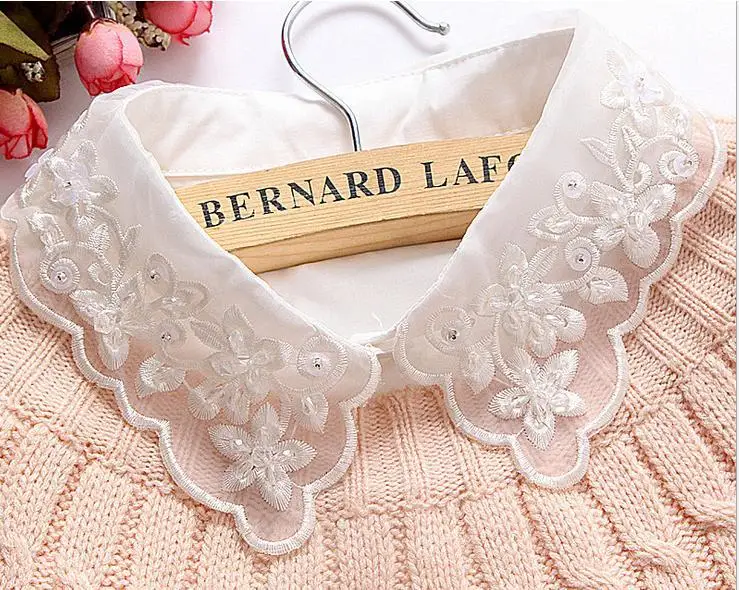 Женская рубашка с отложным воротником Linbaiway съемная блузка со съемным и