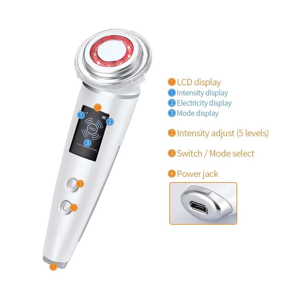 Гальваническое ионное косметическое устройство для лица радиочастотный