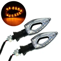 1x universal motorcycle led turn signal lights indicator blinker lamp amber