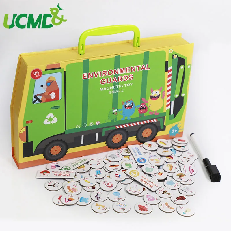 Garbage Classification Toys for Kids Preschool Educational Learning Environmental Protection knowledge cognitive Puzzle Game |