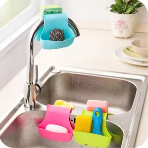 1 шт. Sillicone губка держатель висячая дренажная корзина ванная полка для хранения инструментов кухня Органайзер челнока кухня стеллаж для хранения