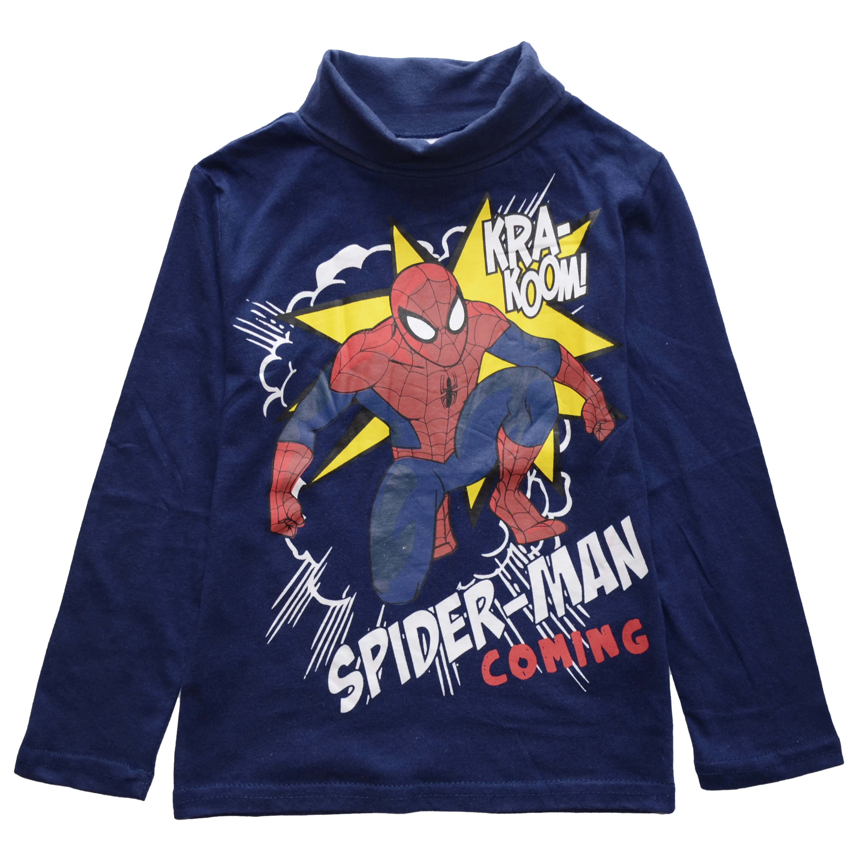 Футболка с длинным рукавом и высоким воротом для мальчиков |