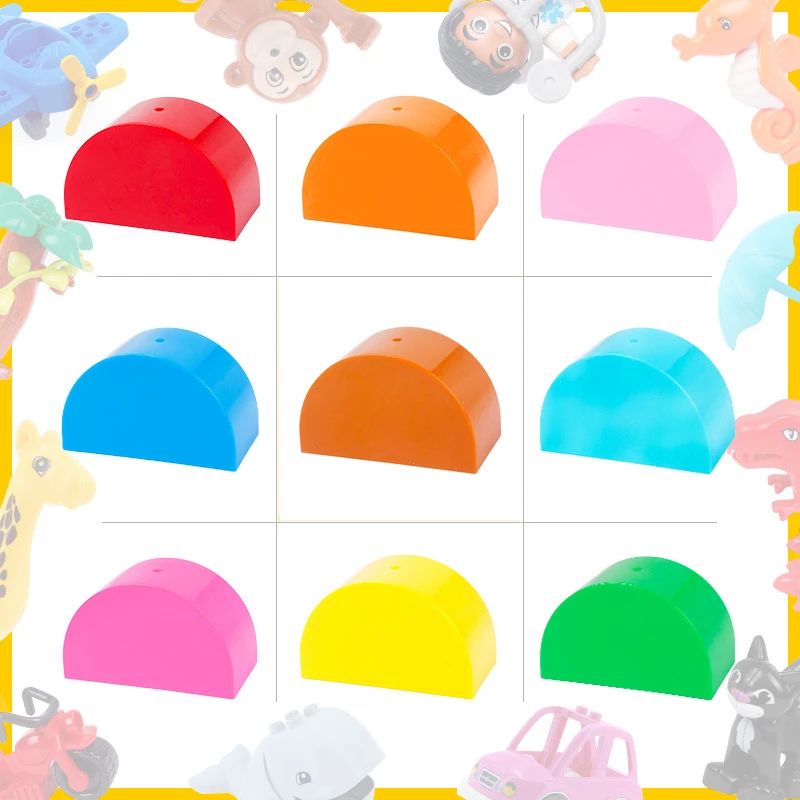 

8 шт., Детский конструктор «изогнутая АРКА»